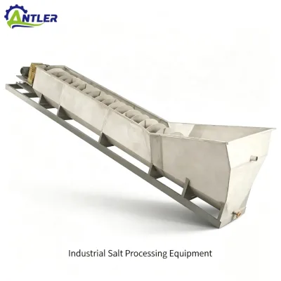 Industrial Type Spiral Crude Salt Washing Machine Raw Salt Screw Washer Machine