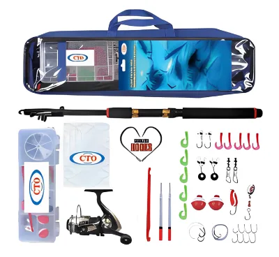 CTO Customized Products Sea Fishing Rod and Reel Combo Full Set Hard Fishing case Cover Fishing Rod  for Sale
