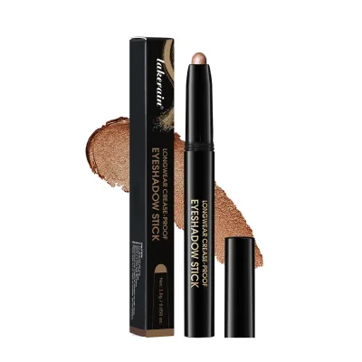 Hot Selling Cream Eyeshadow Stick with Gradient Sparkling Finish for Fair Skin Not Greasy Eyeshadow Stick