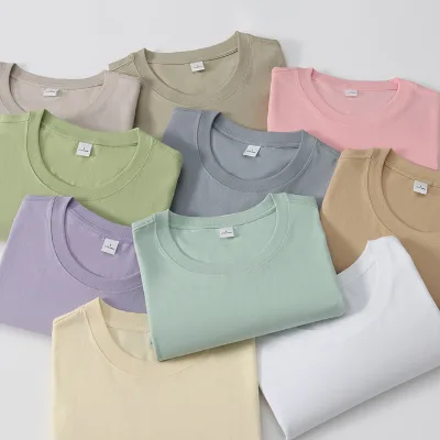 230Gsm Clothes Men Custom Printing Tshirt Tee Shirt Cotton T-shirts for Men