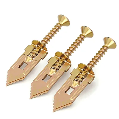 Hot Sale Stainless Steel Galvanized Wall Anchor Expansion Nailself Drilling Plasterboard Anchors 100 Lbs Heavy Duty
