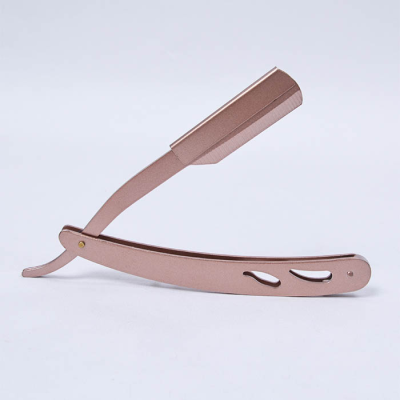 Cheaper Metal Handle Shave razor Replaceable Blade Barber Cut Throat razor Man Shaving Straight razor Without Blade