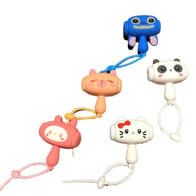 3D Cartoon PVC Collectible Keychain Lightweight Waterproof Bottle Opener with Cute Character Design for Bags