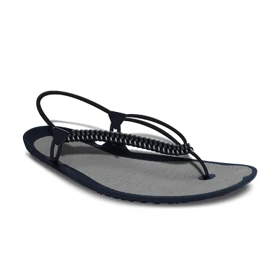Keytop Black zero Drop Minimalist slip on Sport Barefoot Walking Hiking Sandals Mens
