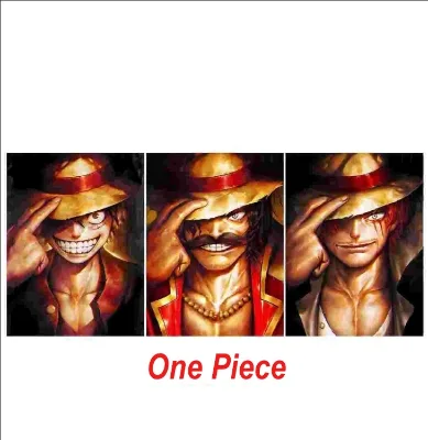 420 Designs Plastic Flip Picture Anime One Pieces Luffy Demon Slayer 3D Lenticular Poster Japanese Wall Art