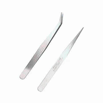 125mm Stainless Steel Straight Tweezers Curved Tweezers Small Tweezers