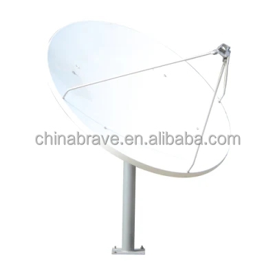 3m C-Band Glass Fiber Precision Molded Reflector Satellite Dish with King Post and All Necessary Accessories