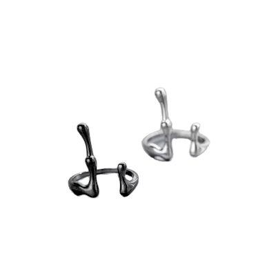 Ins 925 Sterling Silver Adjustable Geometry Irregular Ring Best Selling for Women