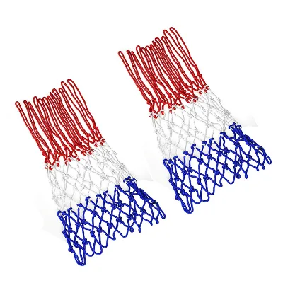 4 Pack Black Outdoor Basketball Hoop Net 12 Loops for Professional Standard Size Durable Basketball Net