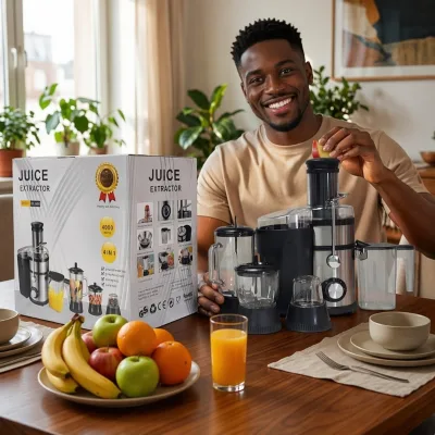 New Design Multifunctional Kitchen Blender Cold Press Juicer Household Food Mixer 4in1 Blender