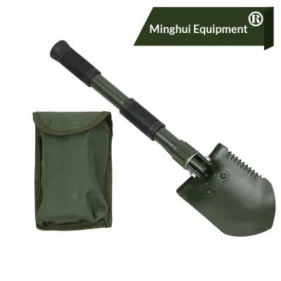 Direct Sales Carbon Steel Small Folding Multi-function Engineer Shovel for Fishing Outdoor Camping