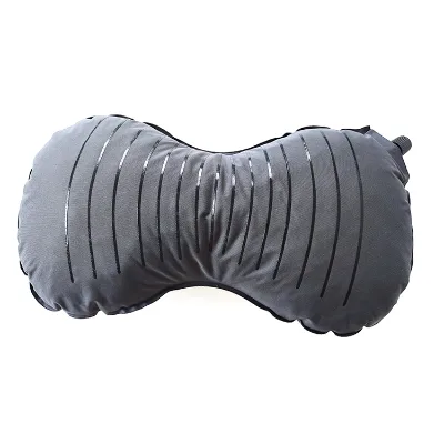 Portable Outdoor Self-Inflatable Camping Pillow Comfortable Travel Neck Sponge Pillow Wearable Polyester with Foam Filling