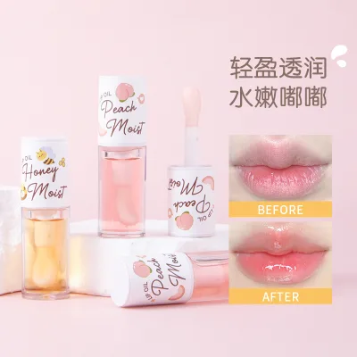 Hot Sale Plumping Lip Glaze Moisturizing Lip Plumper Fruit Fragrance clear Magic Lip Oil Plumper Gloss