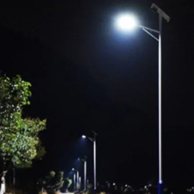 High Pole Module Led Street Lamp All in One Lithium Battery Integrated Solar Road Lamp Poled Integration Street Lights