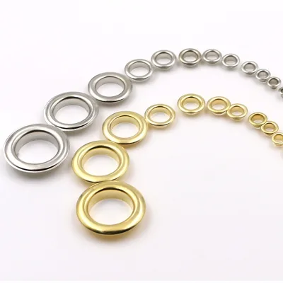 Heavy Duty Brass Metal Grommet OEKO-TEX Certified Eco-Friendly & Nickel-Free for Curtains and Banners Durable Large Size Eyelets