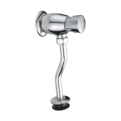 High Quality Wall Mounted Flush Toilet Valve Flusher Push Button Urinal Flush Valve Price