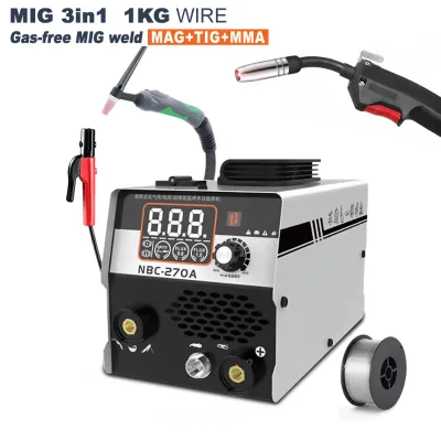 Welding Wire Gasless Flux Cored MINI 3 IN1 MIG TIG MMA Small Integrated Multifunctional Welding Machine