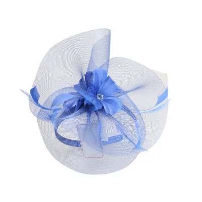 New Style Women Ladies Fashion Fascinator Feather Flower Sinamay Crin Fascinator