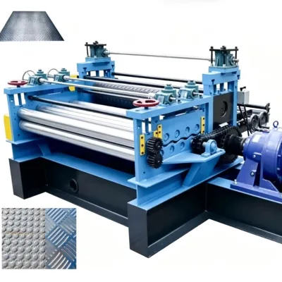 Fully Automatic Factory Direct Embossing Machine Production Line Tube Logo Making Machine Diamond Pattern Embossing