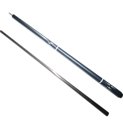 19oz Tacos De Billar 1/2 Jointed Carom Cue & 12.4mm Snooker Cue Carbon Fiber Lightweight Pool Cue Set Stainless Steel Joint