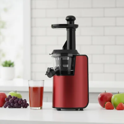 Professional Electric Slow Juicer Machine Easy Clean Multifunction Auger Masticating Cold Press Household