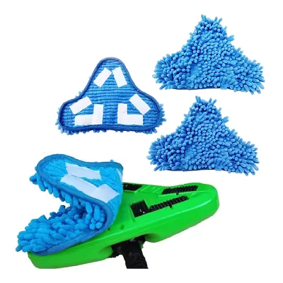 Steam Mop Replacement Microfiber Vacuum Cleaner Mop Pads for H2OS X5-Reusable High Efficiency Cleaning Cloths for Household Use
