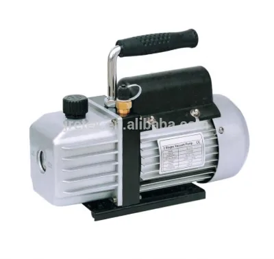 Single-Stage AC Vacuum Pump for HVAC Refrigeration Electric Powered with 3/4 HP Gasoline or Electricity Fuel Options