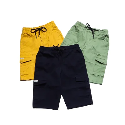 Color Fade Proof Kids Summer Shorts Loose and Casual Kids Boys Shorts 6-16 Solid Shorts for Boys