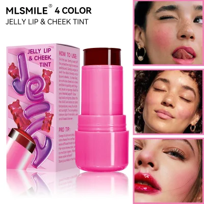 High Quality Long-Lasting Waterproof Jelly Flower Crystal Paste Blusher Liquid Magic Moisturizer Makeup J1