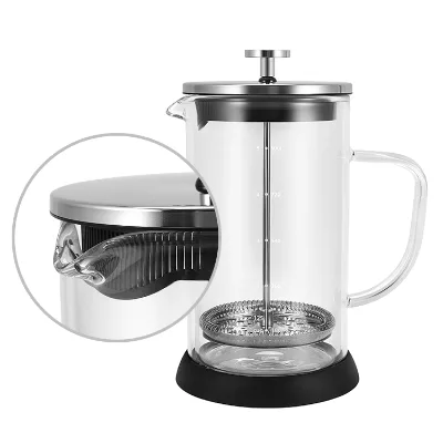 1000ml Eco-Friendly Stocked French Press Coffee Maker with Handle for Barista Tools