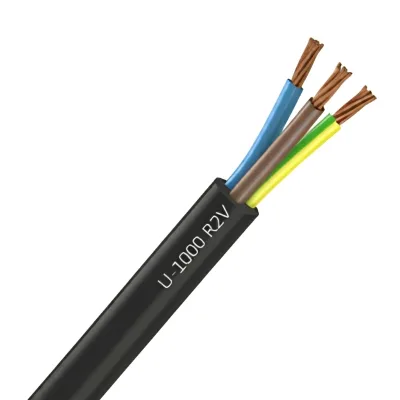KING DE U-1000 R2V Low Voltage Power Cable 0.6/1kV XLPE Core Copper Class2 Stranded Anti-Aging UV-Resistant PVC Sheath