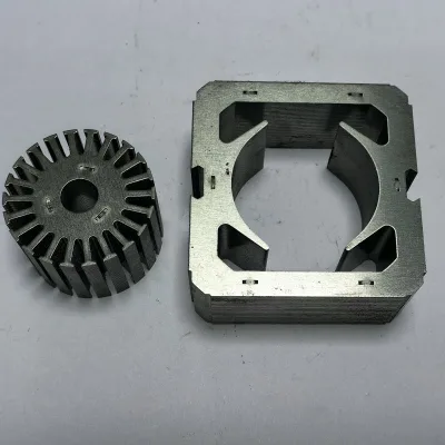 Professional Manufacturer Generator Motor Stator Rotor Silicon Steel Laminated Motor Core 10mm Shaft Customizable Stacking