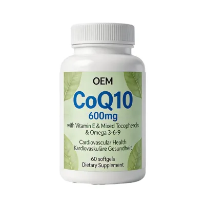 COQ10 Ubiquinol Coenzyme Q10 Softgels Heart Health Cellular Energy Supplement for Adults