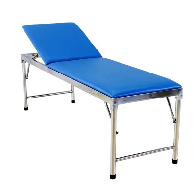 Wholesale Commercial Stainless Steel Durable Examination Bed with High-Density Sponge for Hospital and Salon Use