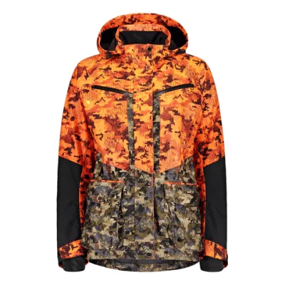 Outdoor Blaze Orange Camouflage Waterproof Shooting Hunting Jacket