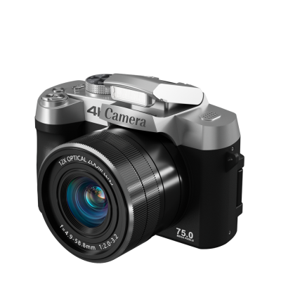Ausek 4K Digital Entry Level Touch Screen Camera Hot Sale 12X Optical Zoom and Wifi High Performance 12X Optical Zoom Camera