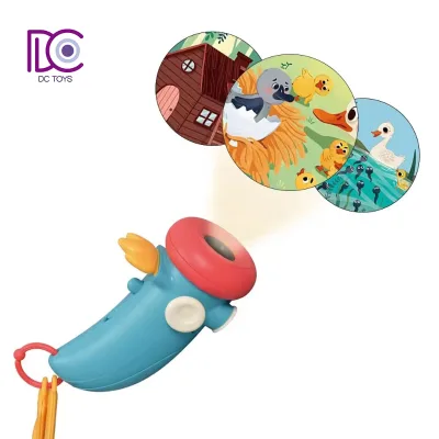 DC Children's Parent-child Interaction Game Baby Hand Projection Flashlight Projector Educational Toys for Kids