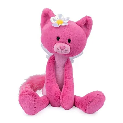 Wholesale Lovely Soft Stuffed Animal Hugging Stuffing Cartoon Cat Plush Pillow Solid Color Chubby Cat