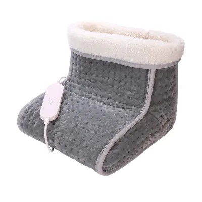 Rabbit Hair Foot Warmers Electric Heat Foot Warmer Shoes Winter Foot Warmer and Massager