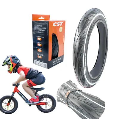 High Quality C S T 12 Inch Black Rubber Scooter Tires Inner Tube 12x1.5/12x1.75 CTC-06/CTC-15 Team Limited GT for Kids Scooters