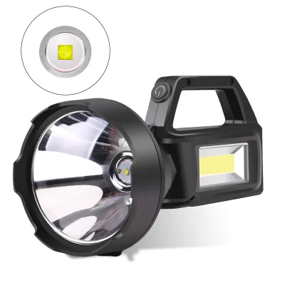 RTS Powerful Led Flashlight Xhp50 Led Lighting Handheld Searchlight 1000 Lumen Super Bright Portable Spotlights Usb Torch