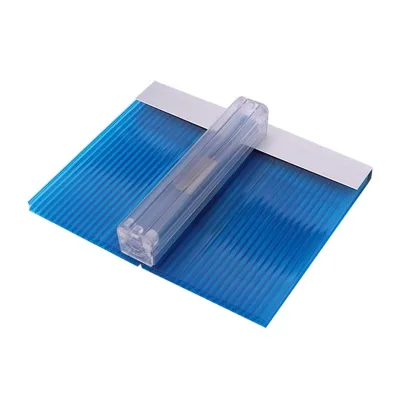 Modern Four-Wall Cellular Polycarbonate Sheet in Clear Blue Orange with Fire Resistance for Hotel Applications