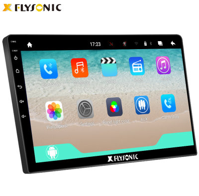 Flysonic Touch Dvd Audio Stereo 1 Din With Gps and Screen Mp3 Player Radio Car Radio