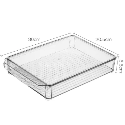 New Popular Refrigerator Organizer Rectangular Freezer Kitchen Storage Box