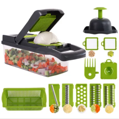 Spiralizer Vegetable Slicer,Onion Chopper with Container,Kitchen Accessories,Vegetable Chopper