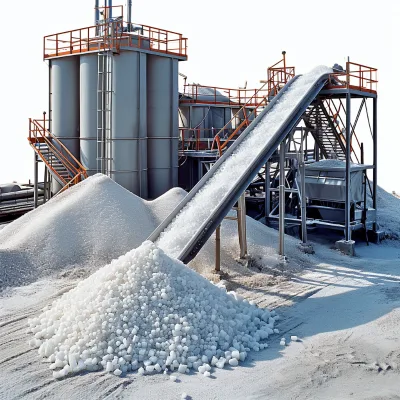 High-Salt Brine Evaporation 1-30 T/H Turnkey Vacuum Salt Processing Plant for PDV Salt Production
