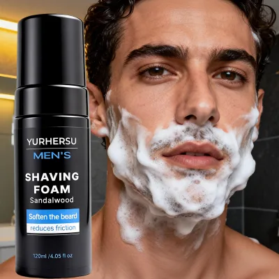 Wholesale Men Shaving Foam Beard Softener Razor Glide Shave Preparation All Skin Type Daily Grooming Barber Supply Shaving Cream