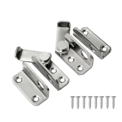 90 Degree Stainless Steel Furniture Lock with Modern Design for Bedroom Kitchen & Hotel Use