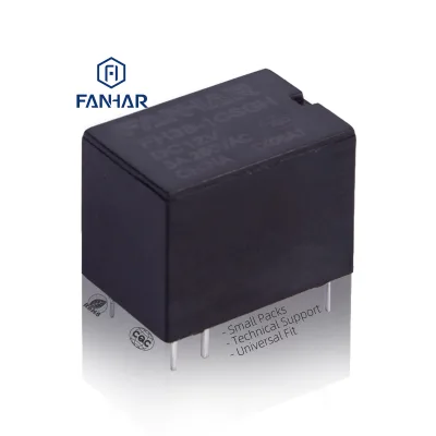 FANHAR FH38 High Sensitivity AC/DC Signal Relay 3A 250VAC Switching Capability for Communication and Low Amperage Applications