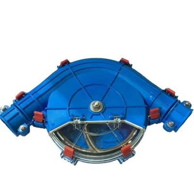 60mm Chains Disc Feeding Accessories Corners Nylon Pig Feeding System Blue Color for Piggery Farm
